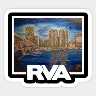 RVA "River City Blues" Sticker